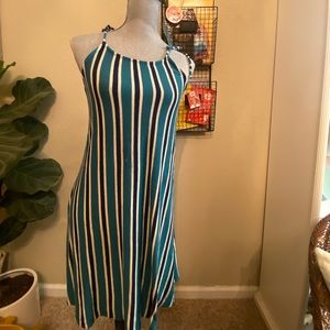 zara knit striped dress